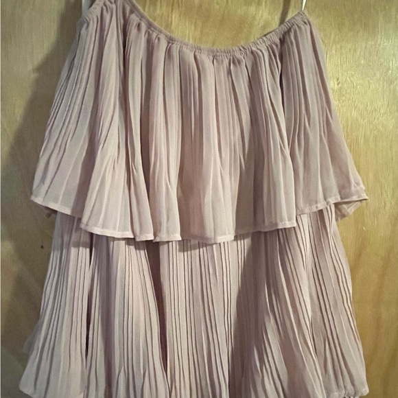 Lulu's Pink One Shoulder Mini Sundress - Picture 6 of 7